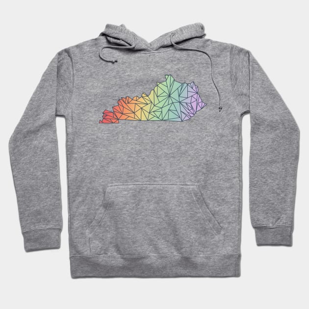 Kentucky Pride Rainbow - Light Hoodie by comfhaus